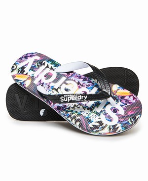 Superdry All Over Print Női Papucs Színes | TRVWN9270